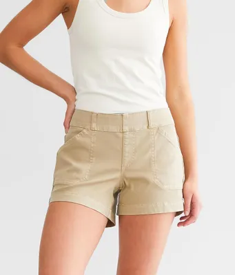 Buckle Black Pull-On Chino Stretch Short