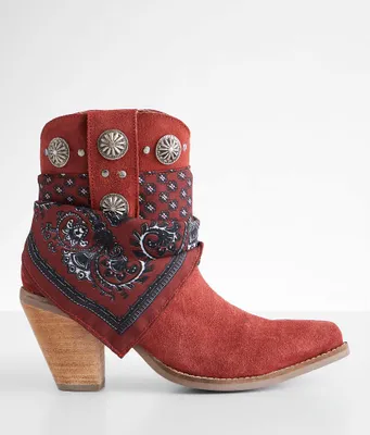 Dingo Bandana Leather Western Ankle Boot