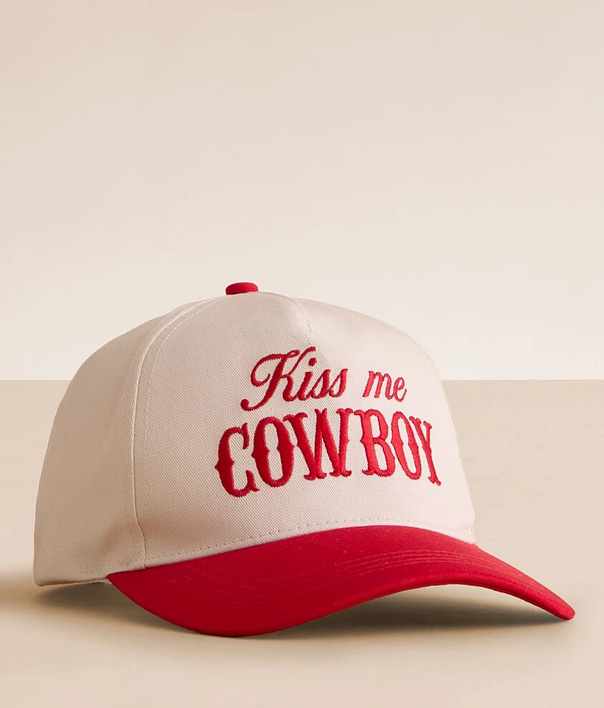 David & Young Kiss Me Cowboy Baseball Hat