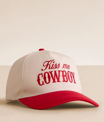 David & Young Kiss Me Cowboy Baseball Hat