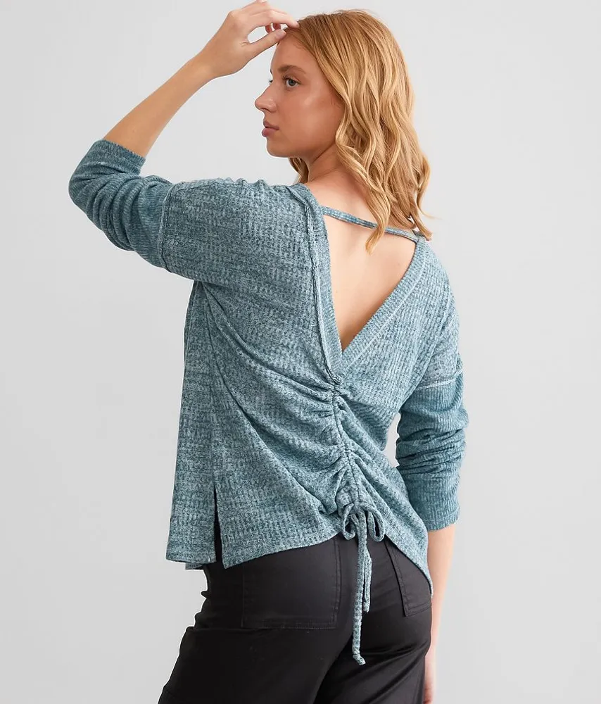 Waffle Knit Top