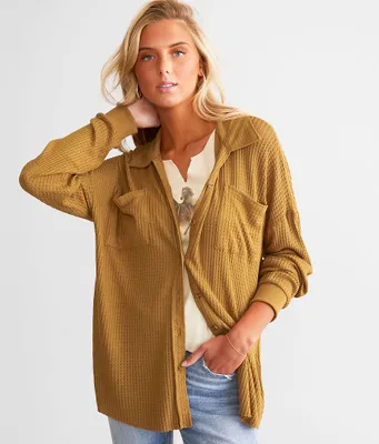 BKE Waffle Knit Thermal Shirt