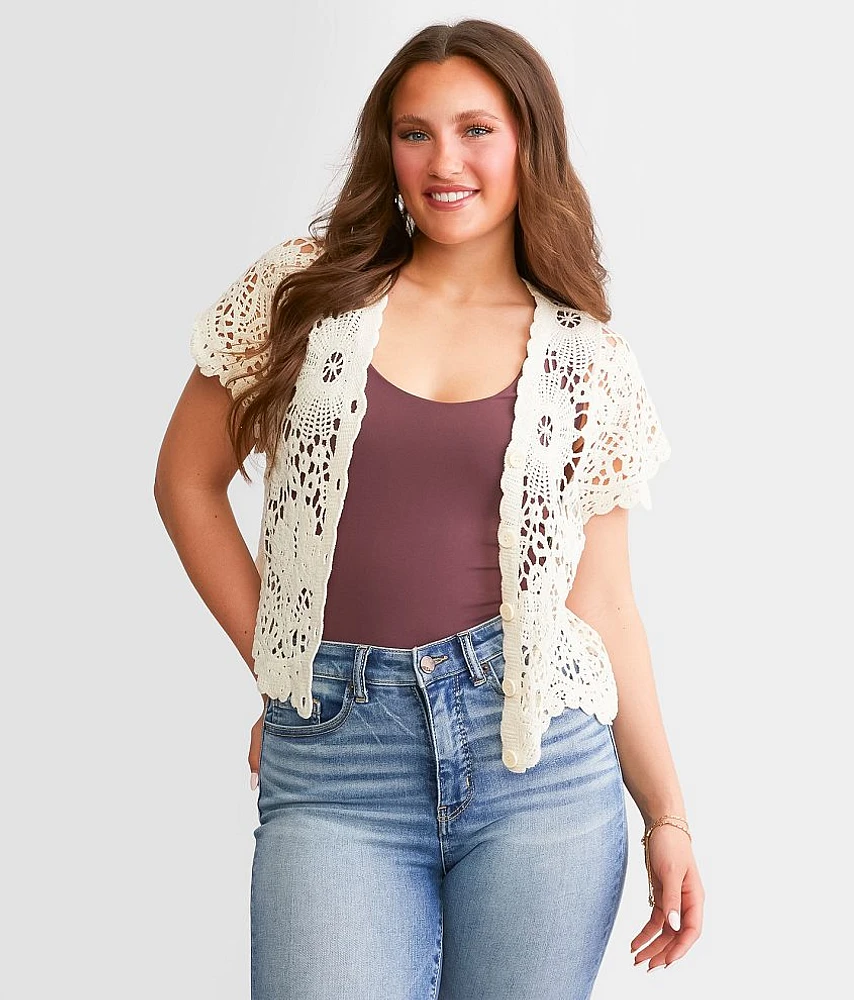 Crochet Cardigan Sweater
