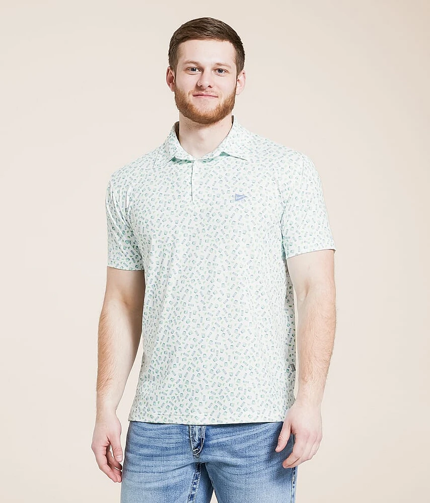 Breezy Golf Vodka Soda Performance Polo