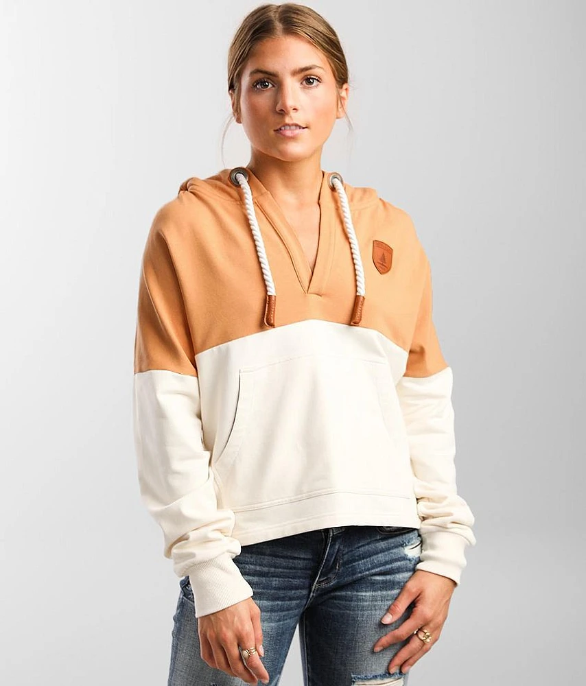 Metta Color Block Hooded Sweatshirt