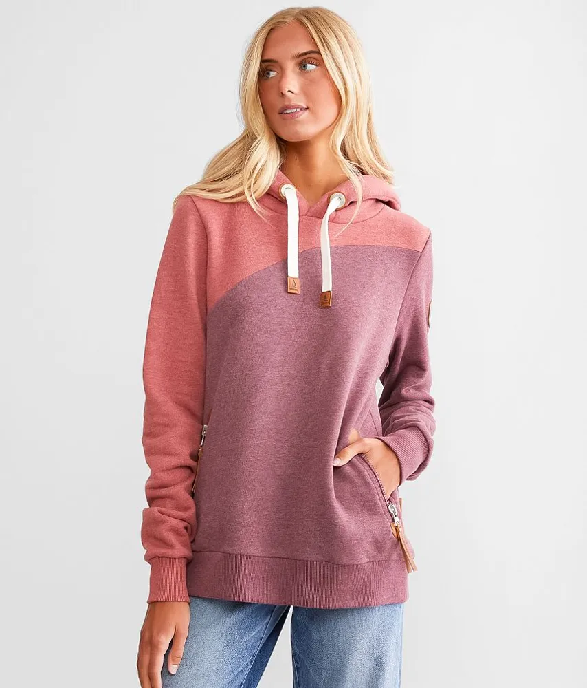 Color Block Hooded Sweatshirt