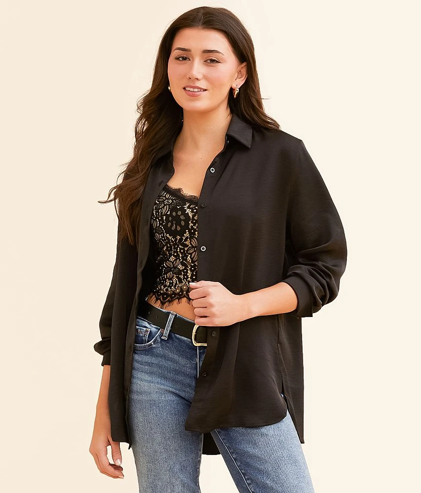 Satin Oversized Blouse
