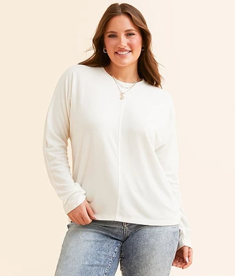 Double Zero Solid Knit Top