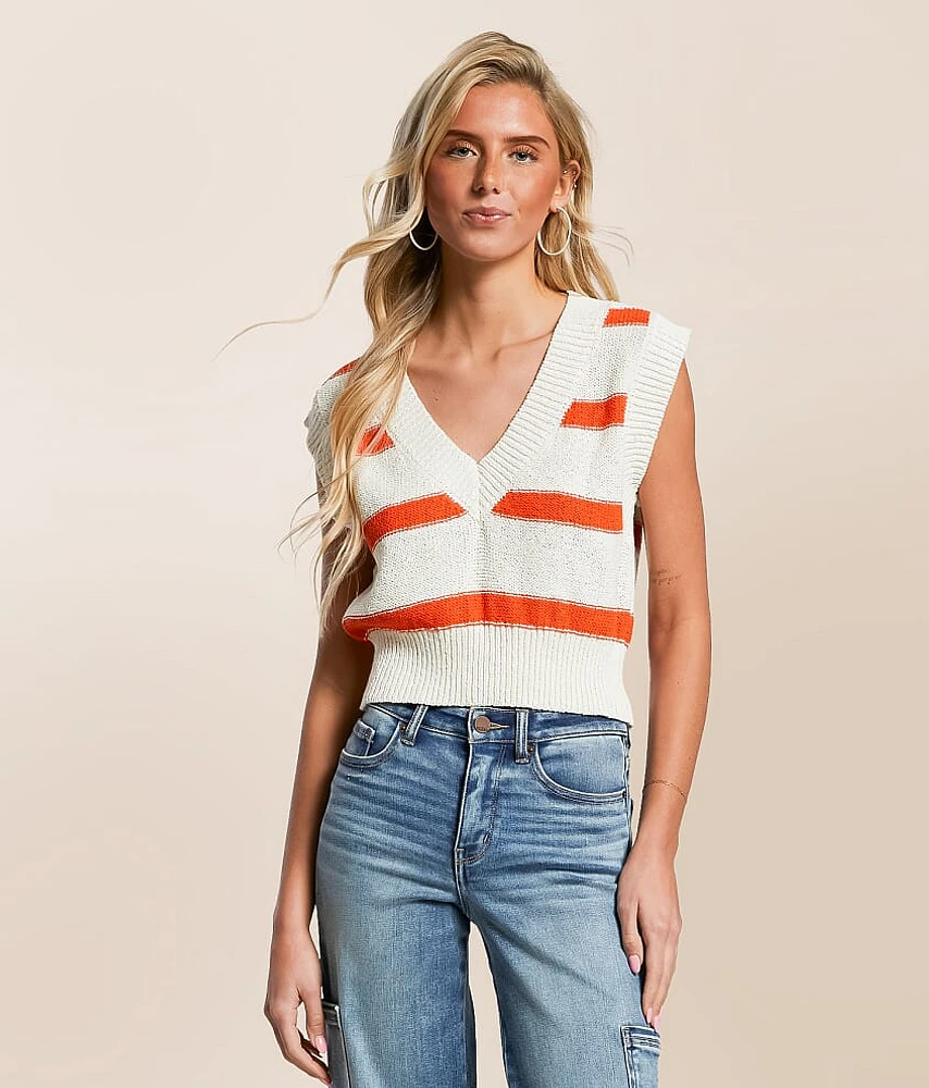 Striped Sweater Vest