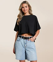 Double Zero Dolman Cropped T-Shirt