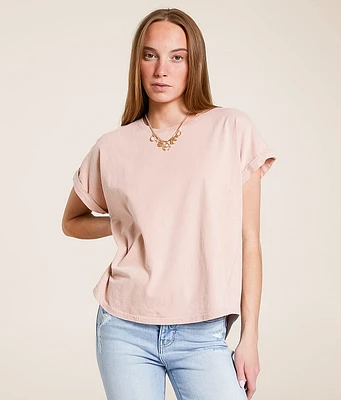 Double Zero Rolled Sleeve T-Shirt