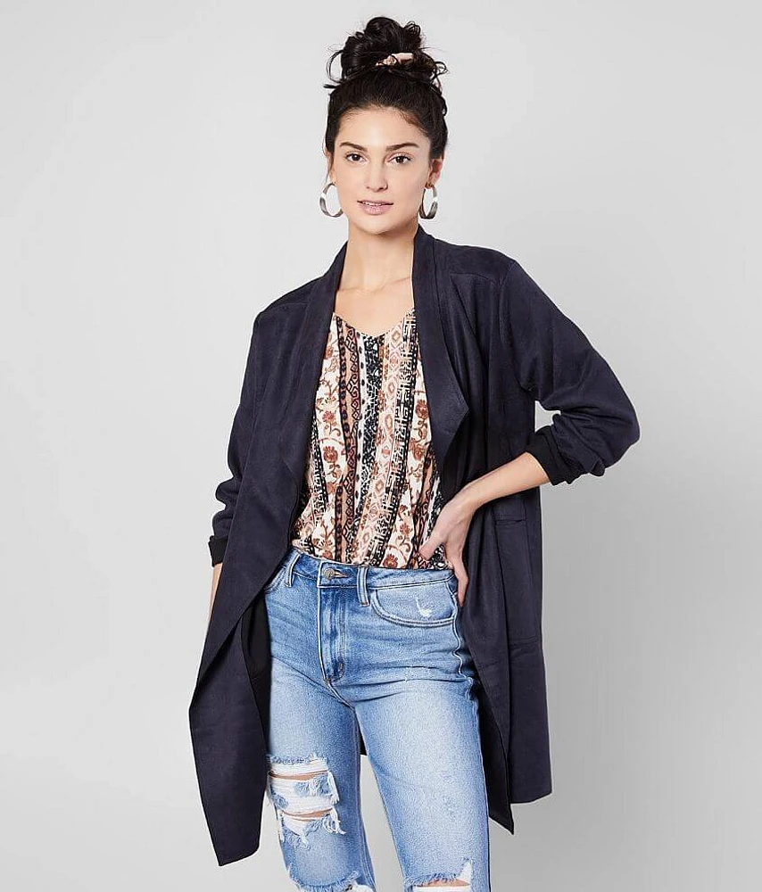 Faux Suede Jacket