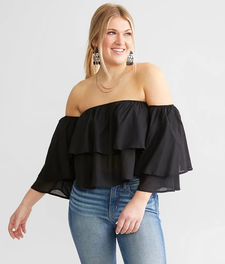 Off The Shoulder Cropped Top