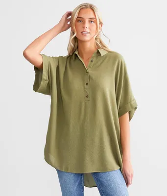 Hyfve One & Only Oversized Dolman Henley