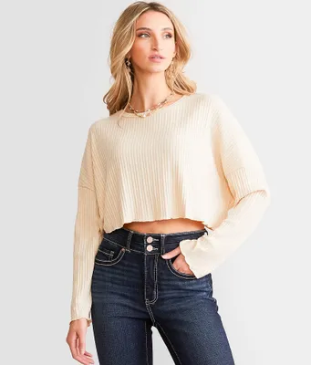 Hyfve Favorite Date Oversized Crop Top