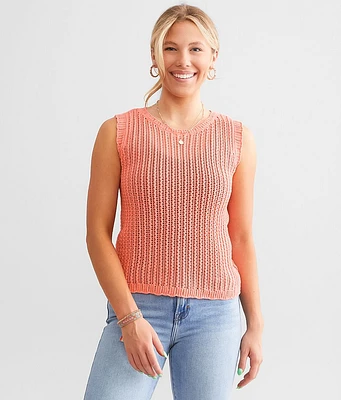 Hyfve Open Stitch Sweater Tank Top
