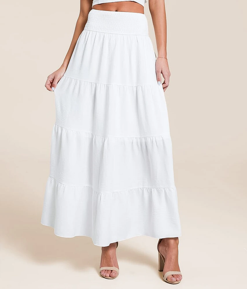 Tiered Maxi Skirt