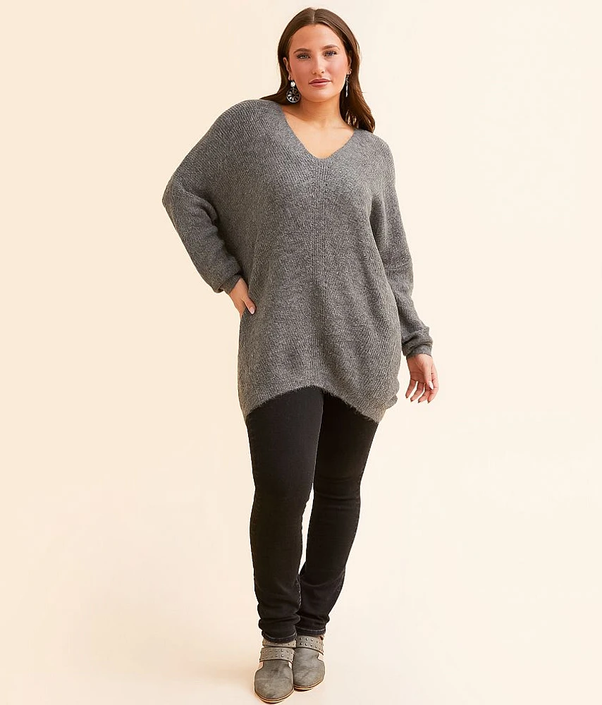 V-Neck Oversized Sweater