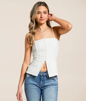 Willow & Root Split Front Tank Top