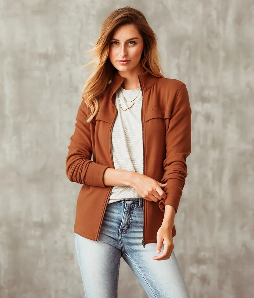 Brushed Knit Jacket