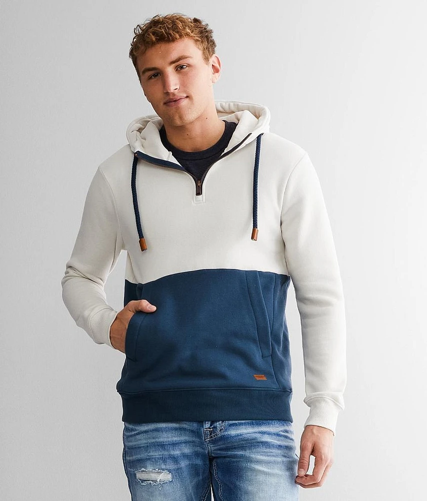 Color Block Hooded Sweatshirt