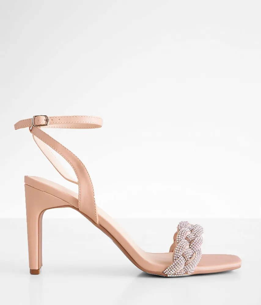Qupid Kaylee Glitz Heeled Sandal