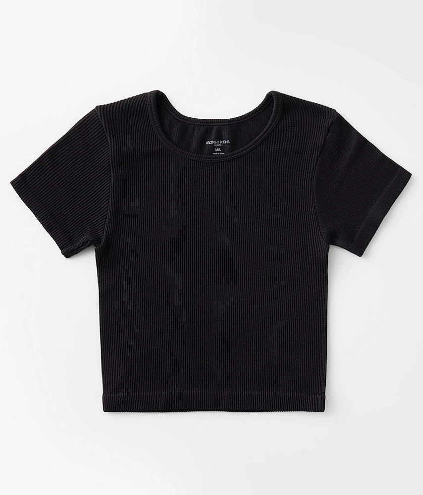 Girls - Modish Rebel Ribbed T-Shirt