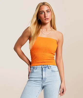Freshwear Textured Seamless Stretch Tube Top