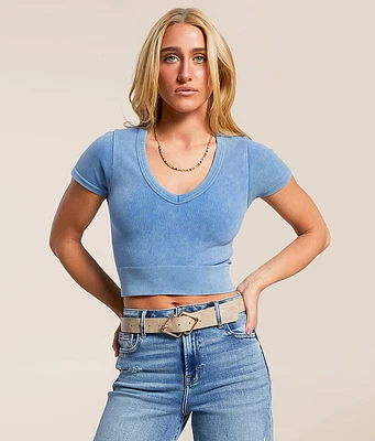 Freshwear Two-Way Washed Contour Top