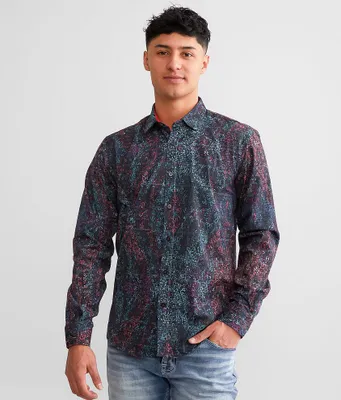 Eight X Flocked Printed Shirt