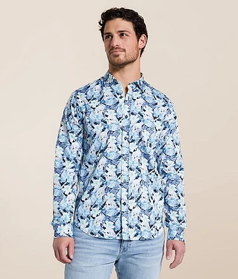 Eight X Tropical Skull Stretch Shirt