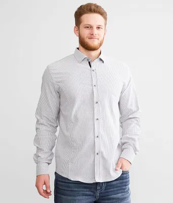 Eight X Striped Stretch Shirt