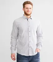 Eight X Striped Stretch Shirt