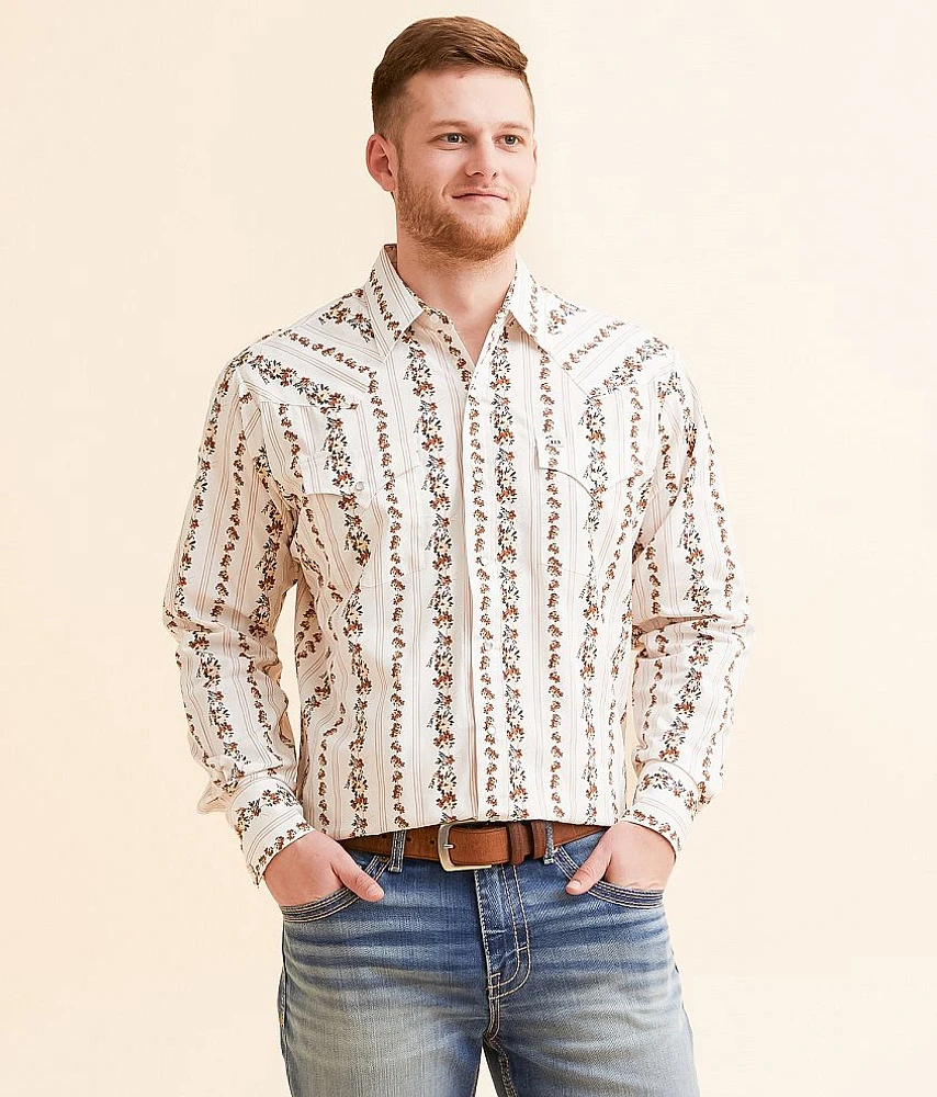 Wallpaper Floral Western Shirt