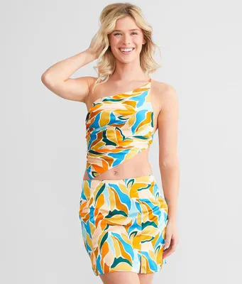 Emory Park One Shoulder Asymmetrical Tank Top