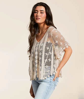 Daytrip Crochet Linear Top