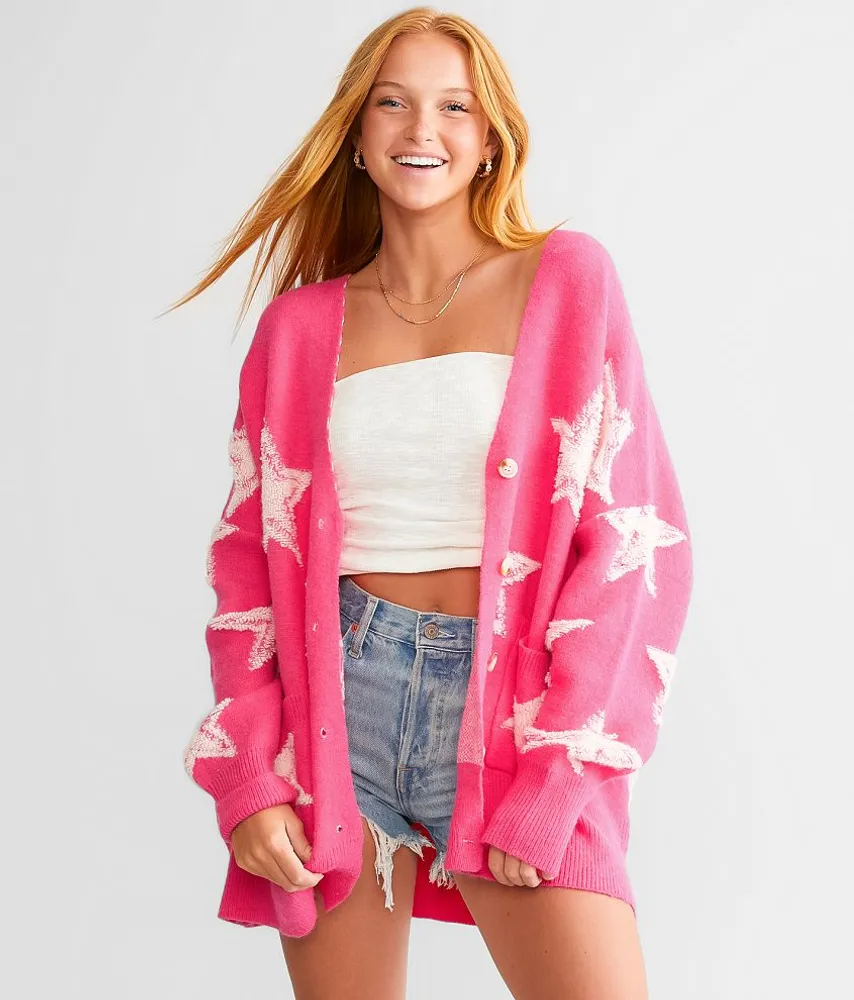 Star Cardigan Sweater