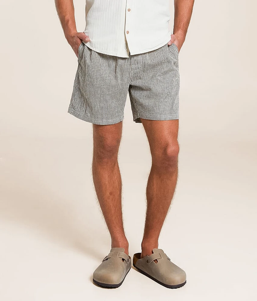 RVCA Sands Gingham Stretch Short