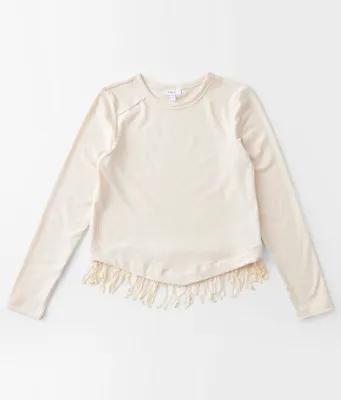 Girls - Willow & Root Hanky Fringe Top