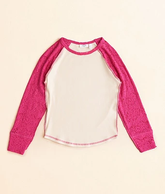 Girls - Willow & Root Laser-Cut Top