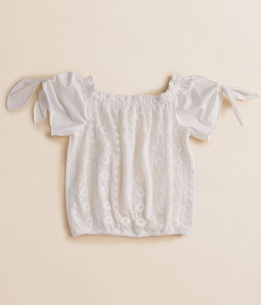 Girls - BKE Crochet Off The Shoulder Top