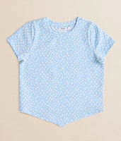 Girls - Willow & Root Floral Hanky Hem Top