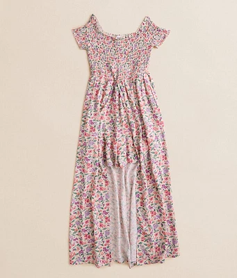 Girls - Willow & Root Floral Maxi Romper