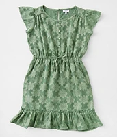 Girls - Willow & Root Floral Lace Overlay Dress