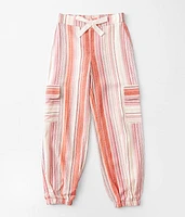 Girls - Willow & Root Striped Cargo Jogger