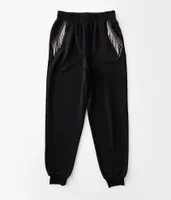 Girls - Willow & Root Rhinestone Fringe Jogger