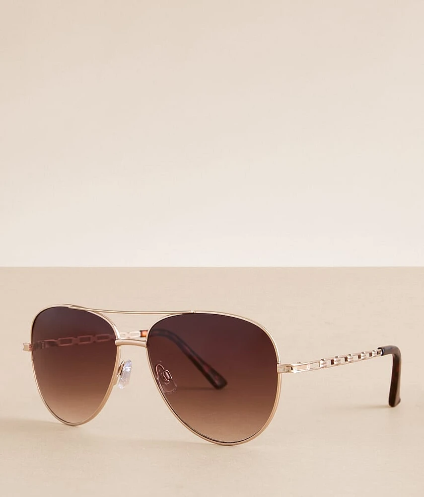 BKE Gradient Aviator Sunglasses