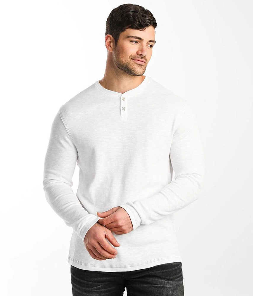 Slub Knit Henley