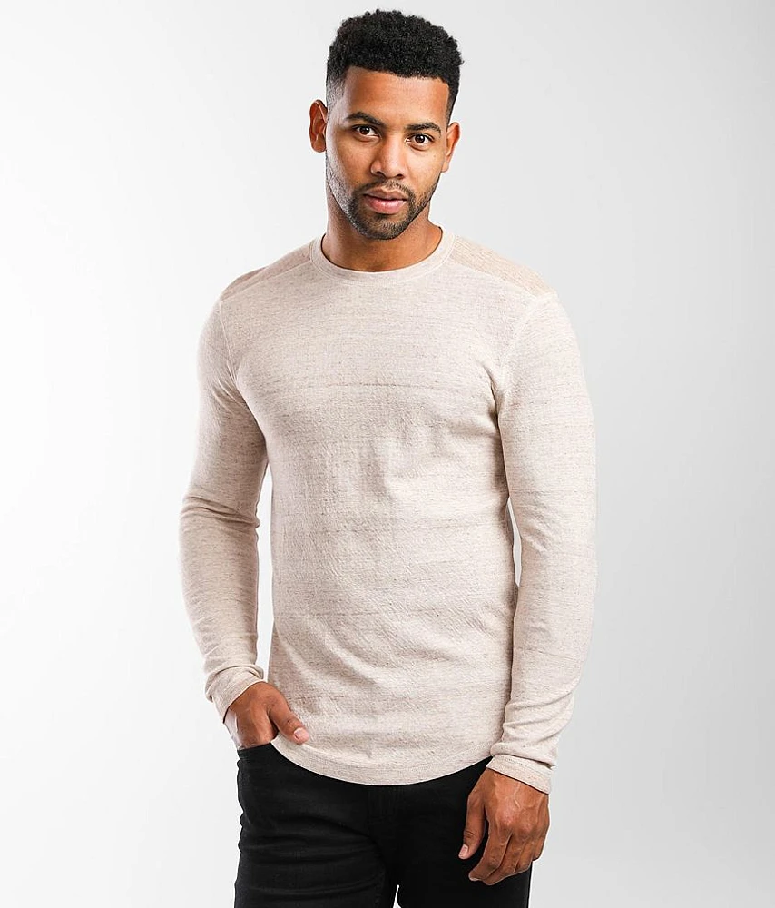 Marled Crew Neck Pullover
