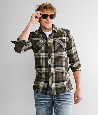 BKE Plaid Tailored Flannel Shirt